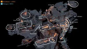 Dark Souls Game Map Overview Wallpaper