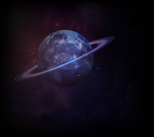 Dark Space Saturn Wallpaper