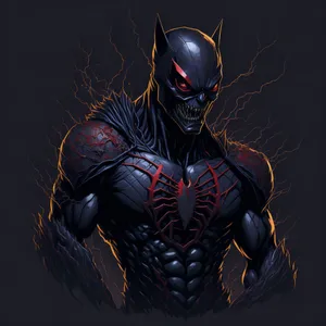 Dark Spider Fusion Art Wallpaper