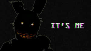 Dark Springtrap: Lurking In The Shadows Wallpaper