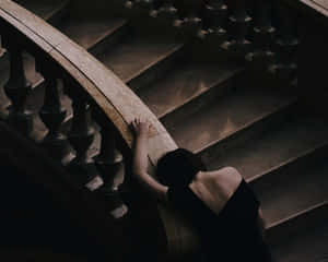 Dark_ Staircase_ Contemplation.jpg Wallpaper