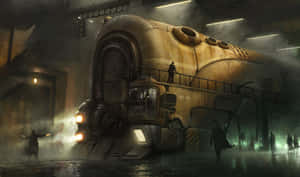 Dark Steampunk Fantasy World Wallpaper Wallpaper