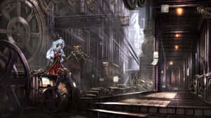 Dark Steampunk Machine: Unleashing Imagination Wallpaper