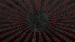 Dark Sunrise Of Japan Flag Wallpaper