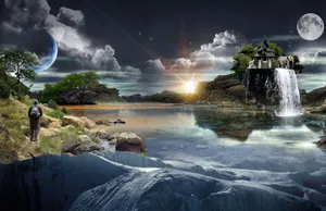 Dark Surrealism: A Journey Through The Unknown Wallpaper