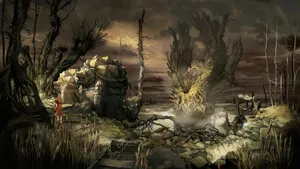 Dark Tales - A Mysterious World Awaits Wallpaper