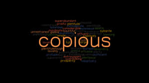 Dark Theme Copious Word Cloud Wallpaper