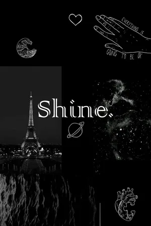 Dark Theme Minimalist Monochrome Shine Wallpaper