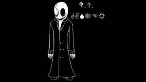 Dark Theme Undertale W D Gaster Wallpaper