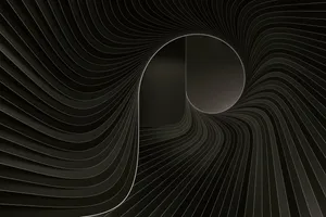 Dark Trippy Abstract Wallpaper