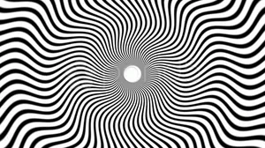 Dark Trippy Optical Illusion Swirl Wallpaper