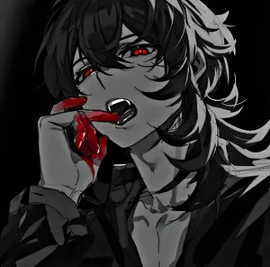 Dark Vampire Anime Pfp Wallpaper