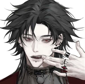 Dark Vampire Anime Pfp Wallpaper