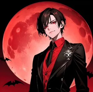 Dark Vampire Anime Pfp Wallpaper