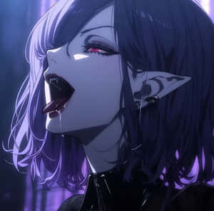 Dark Vampire Anime Profile Wallpaper