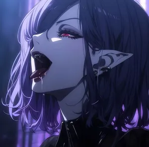 Dark Vampire Anime Profile Wallpaper