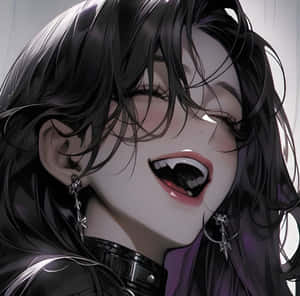 Dark Vampire Girl Pfp Wallpaper