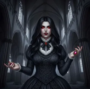 Dark Vampire Queen Pfp Wallpaper