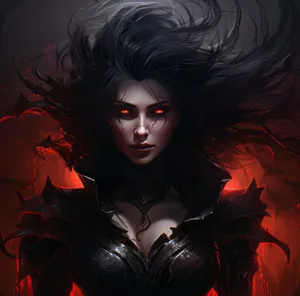 Dark Vampire Queen Pfp Wallpaper
