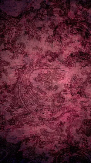 Dark Whimsigoth Paisley Pattern Wallpaper