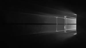 Dark Windows Logo Transparent Wallpaper