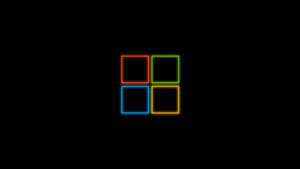 Dark Windows Minimalist Design Wallpaper