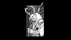 Dark Wizard In Mysterious Land Wallpaper