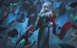 Dark Wizard Summoning Mystic Powers Wallpaper Wallpaper