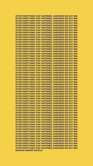 Darkness Did Not Win Dark Grunge Aesthetic Wallpaper