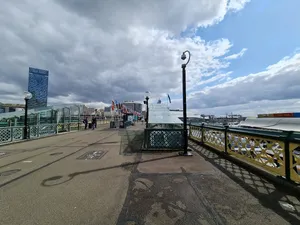 Darling Harbor Sydney Promenade Cloudy Day Wallpaper