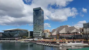 Darling Harbor Sydney Skyline Wallpaper