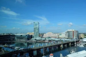 Darling Harbor Sydney Waterfront View.jpg Wallpaper