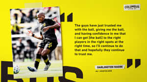 Darlington Nagbe Columbus Crew Sc Card Wallpaper