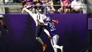 Darnell Mooney Mid Air Catch Wallpaper