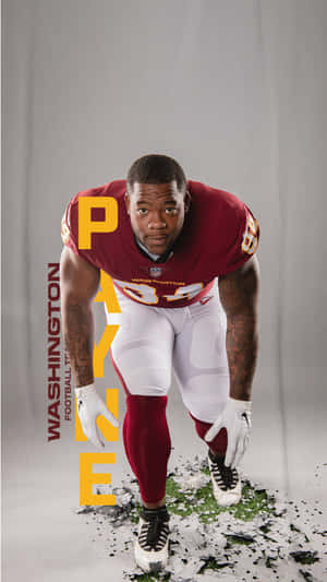 Daron Payne Washington Football Team Pose Wallpaper