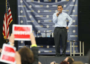 Darrell Issa Faces Crowd Wallpaper