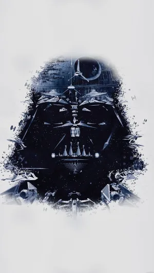 Darth Vader Breaking Through Your Screen Wallpaper