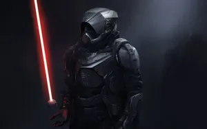 Darth Vader In His Mecha Suit Wallpaper