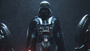 Darth Vader Rainy Portrait4 K Wallpaper