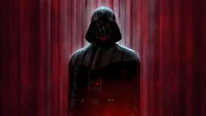 Darth Vader Red Backdrop Ultra Wide Wallpaper