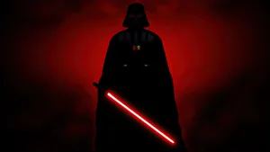 Darth Vader Red Backdrop4 K Wallpaper