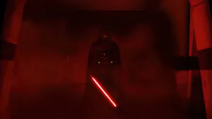 Darth Vader Red Lightsaber Glow4 K Wallpaper