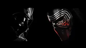 Darth Vader Rises With The Power Of Darth Sidious Wallpaper