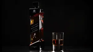 Dashing Johnnie Walker Shot Glass Wallpaper