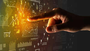 Data Analysis Touch Interface Wallpaper