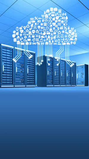 Data Center Cloud Computing Concept Wallpaper