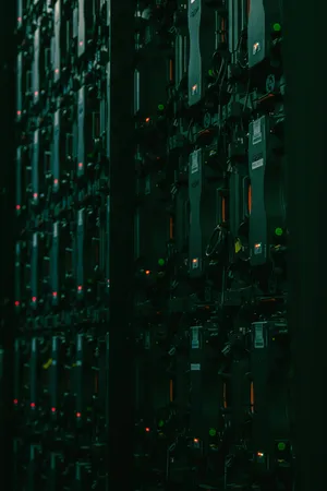 Data Center Server Racks Dark View.jpg Wallpaper