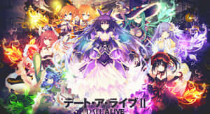 Date A Live Anime Characters Artwork Wallpaper