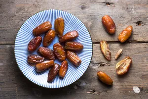 Dates Sliced Open Wallpaper