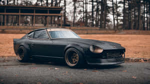 Datsun 240z Classic Car On The Road Wallpaper